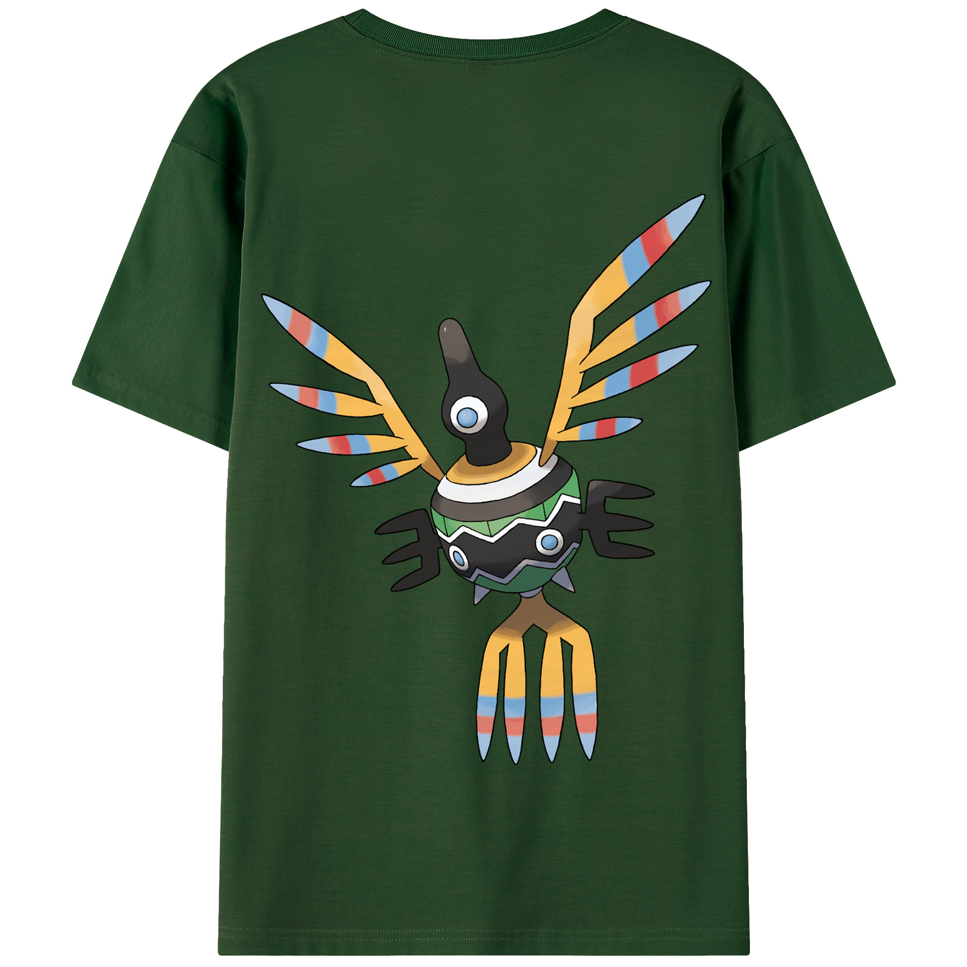 （画像用） ポケットモンスター Pokémon 綿100％半袖Tシャツ（背面プリント）